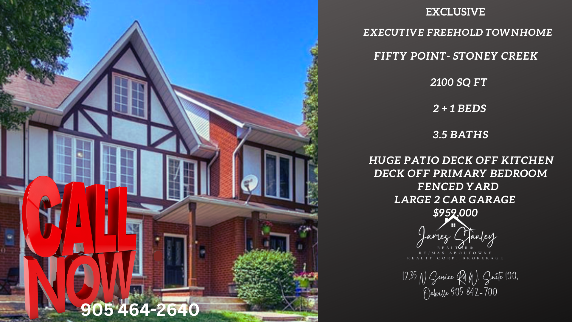 Lakeside Luxury 128 Edgewater Drive : Executive Living in Stoney Creek's Townhouse Haven